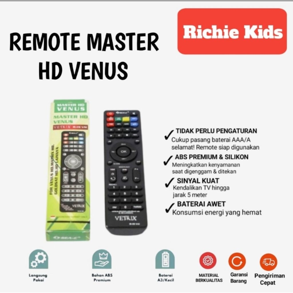 Remote Receiver TV Parabola Master HD Venus Sea-C