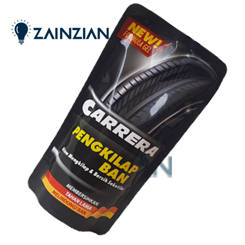 Carrera Pengkilap Ban GEL Motor Mobil jd Hitam Mengkilap Bersih 200ml / Carrera Pengkilap Ban