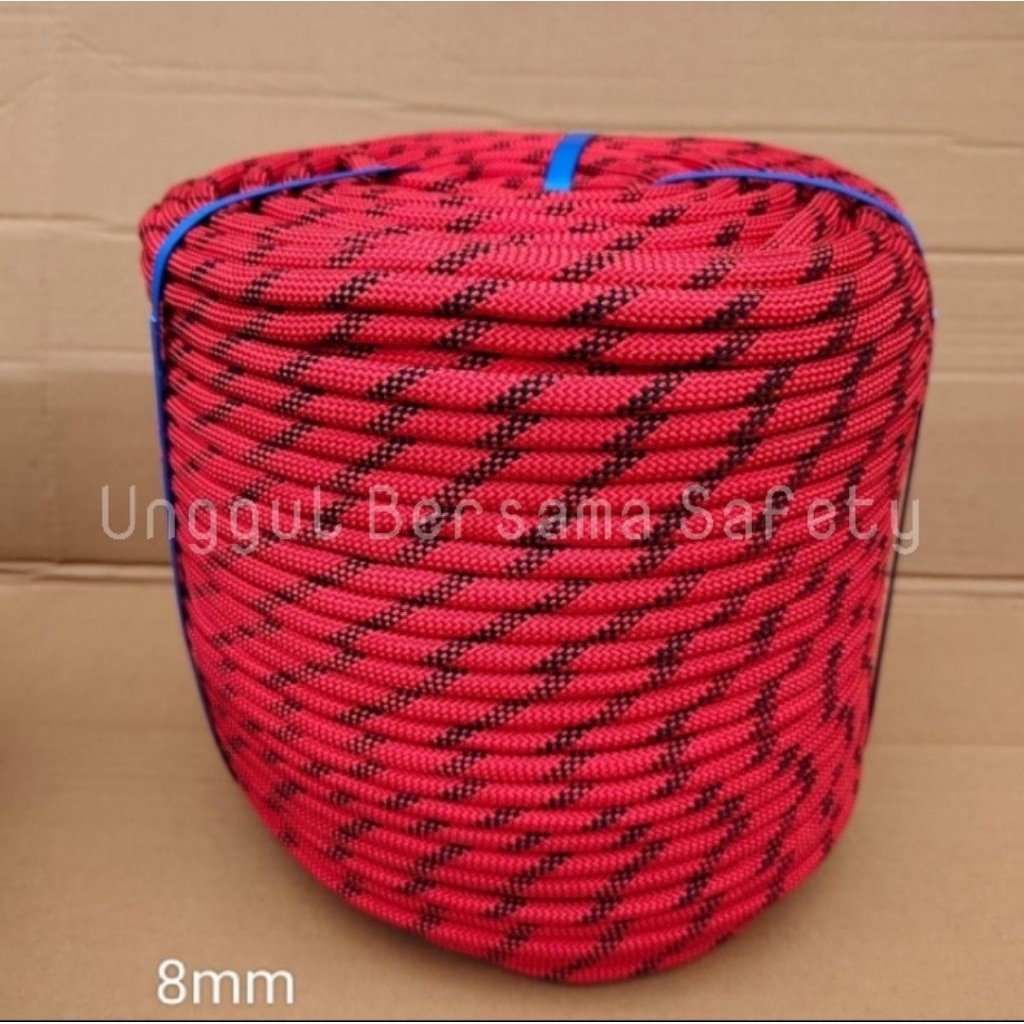 TALI KARMANTEL PRUSIK 8MM X 200 METER - TALI PARACOD PRUSIK 8MM X 200 M