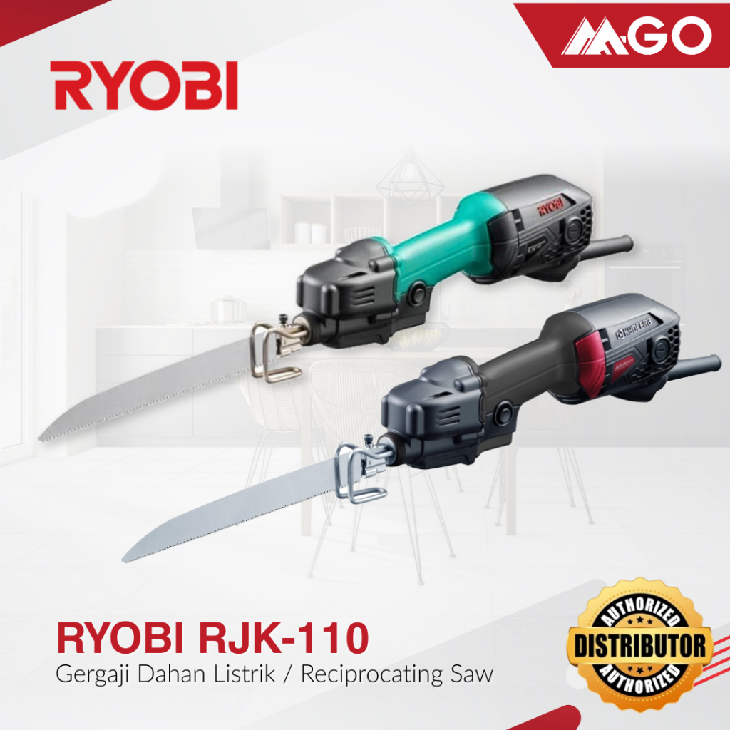 Mesin Gergaji Kayu / Dahan Listrik / Reciprocating Saw RYOBI RJK-110