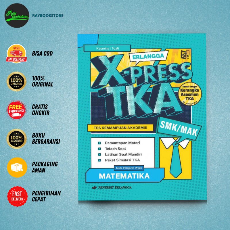 Buku Erlangga X-Press TKA Matematika SMK/MAK - Erlangga