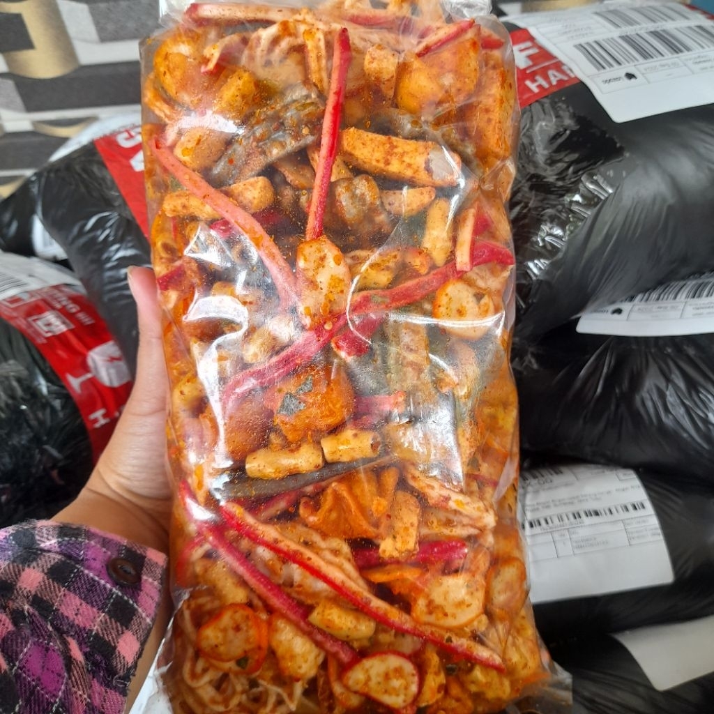 

sebring kerupuk campur campur / seblak kerupuk mix