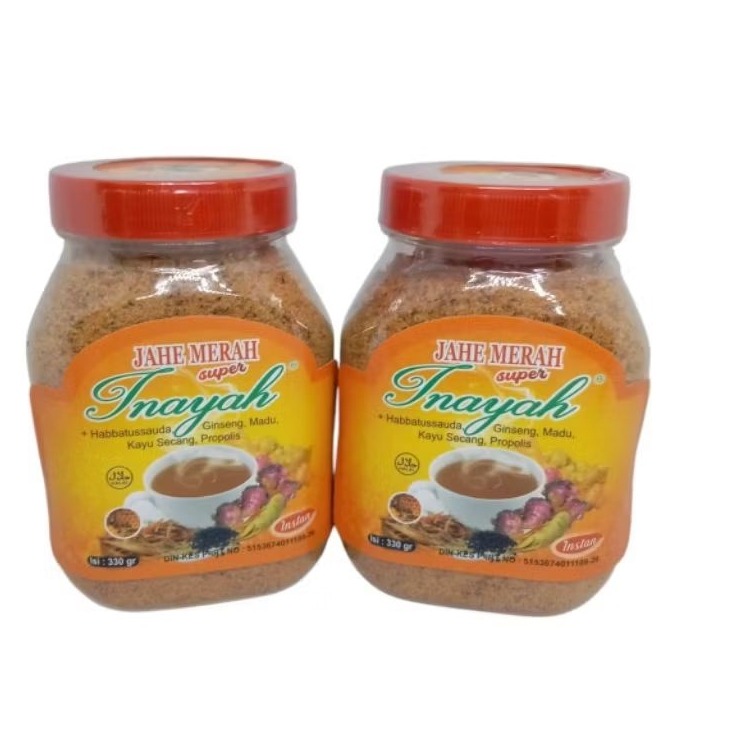 

jahe merah instan plus habatusuada gingseng madu propolis/ 330 gr toples