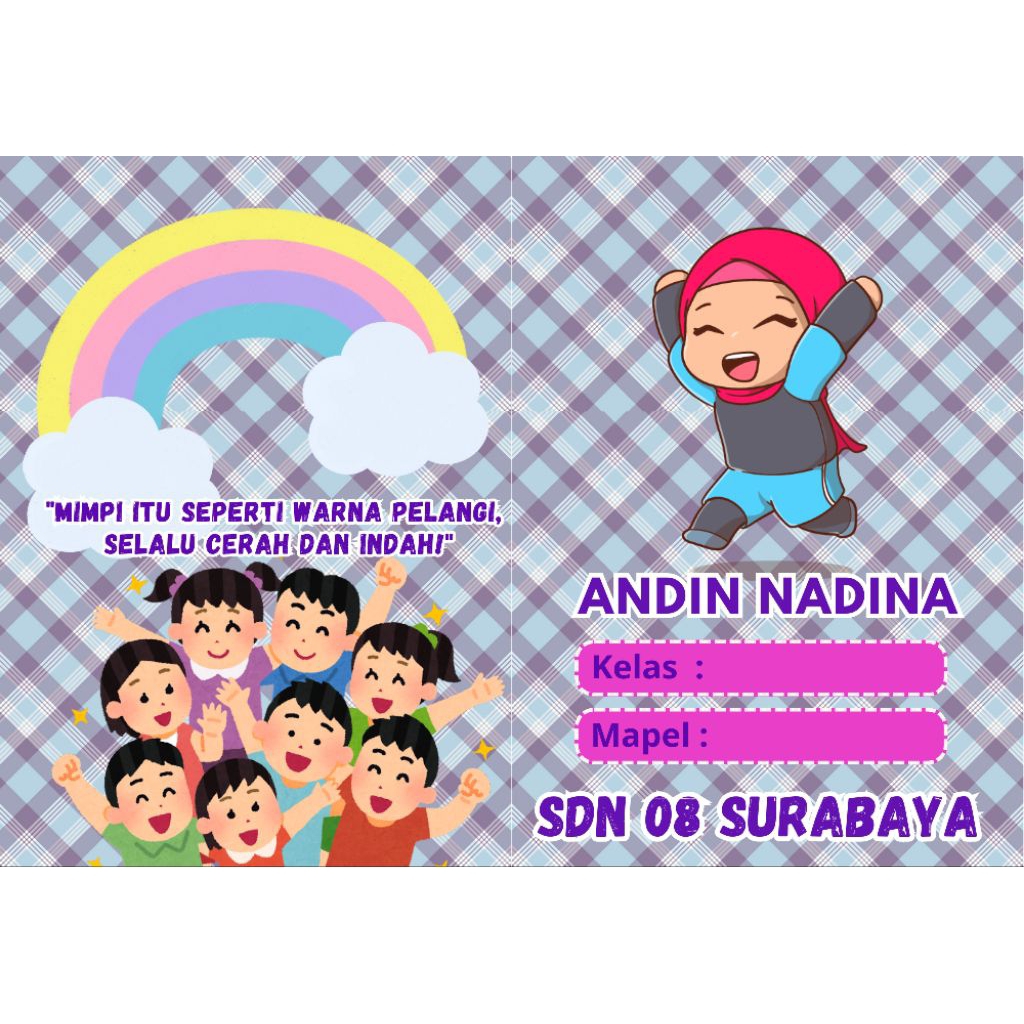 

SAMPUL BUKU CUSTOM NAMA DAN BISA REQUEST FOTO ANAK TANPA MINIMAL ORDE SAMPUL BUKU LUCU SAMPUL BUKU ANAK ANAK SAMPUL BUKU SIFU BIGBOSS