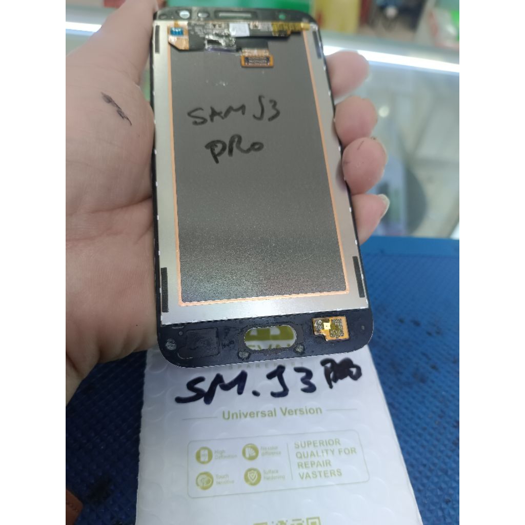 jual lcd Ori copotan handphone Samsung J3pro.