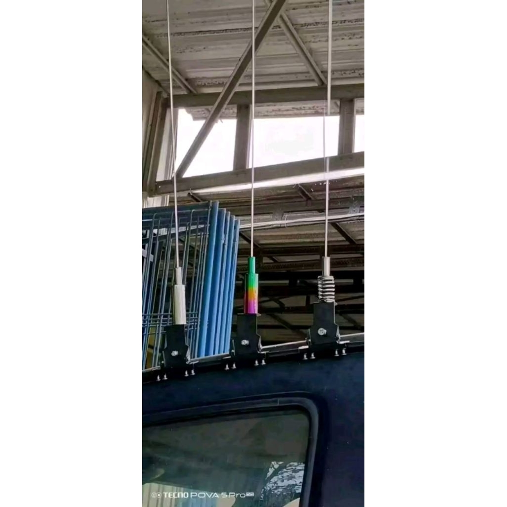 Antena jepit kap mesin/bagasi/pintu mobil pick up truk