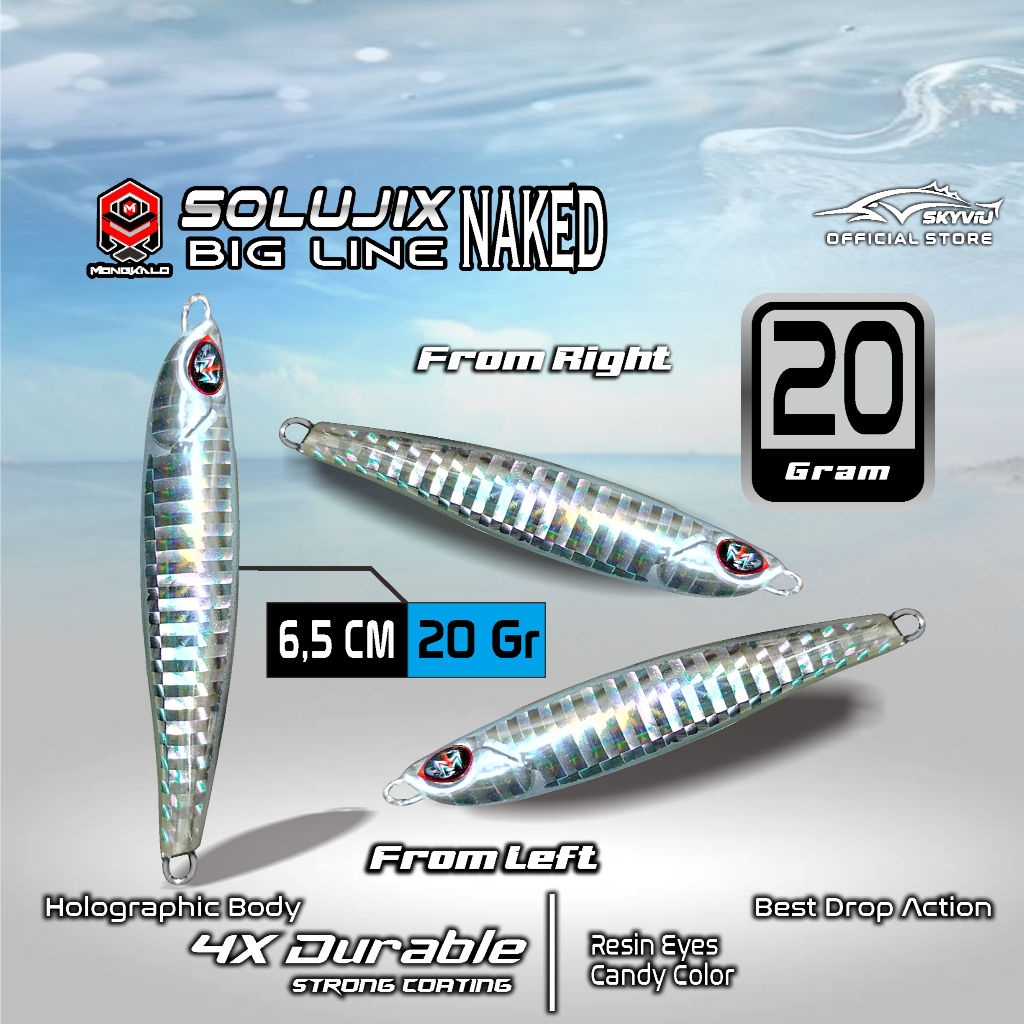 Mongkalo Solujix Garis-Besar noGID noMotif Naked 20 Non-Warna