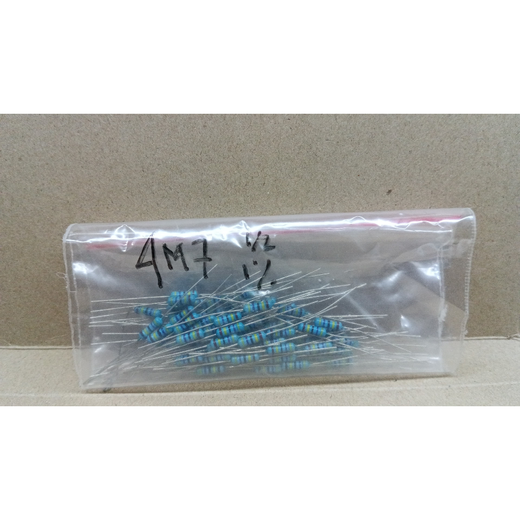 8628 resistor r 1/2w 0.5w 0,5w 4m7 4.7m 4,7m 4.7mega 4,7mega 1persen