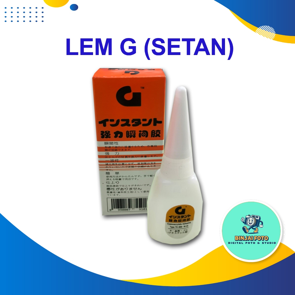 

LEM G (Setan) – Lem Super Kuat Instan ORII