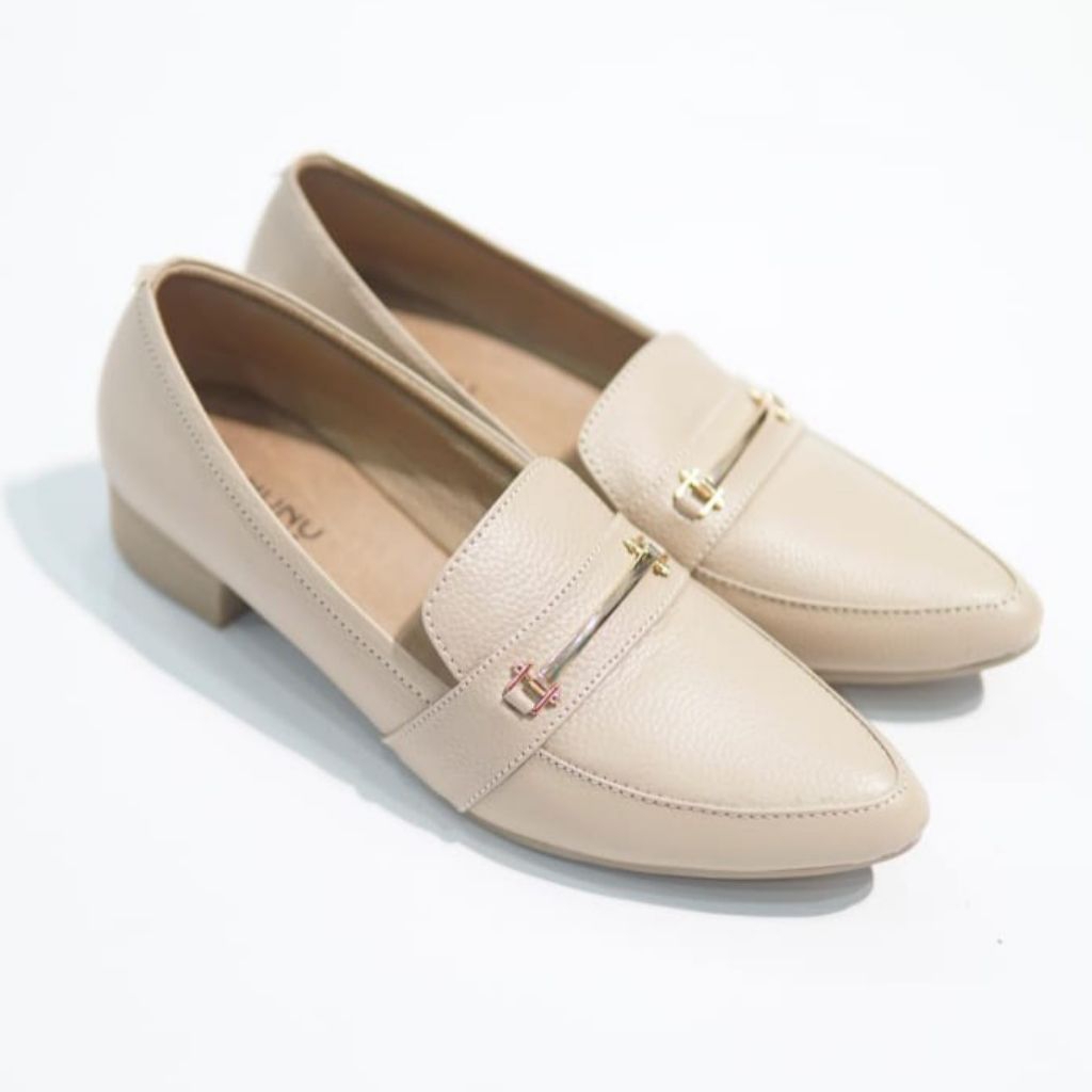 Sepatu kulit asli wanita Sepatu kantor kulit asli