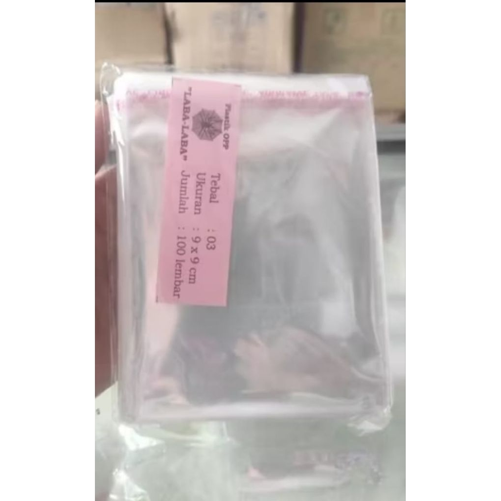 Plastik OPP 7x13 cm tebal 03