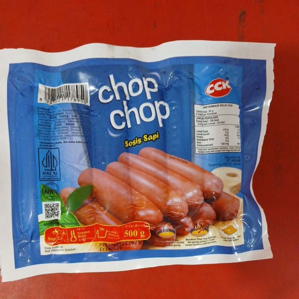 

chop chop sosis sapi 500gr