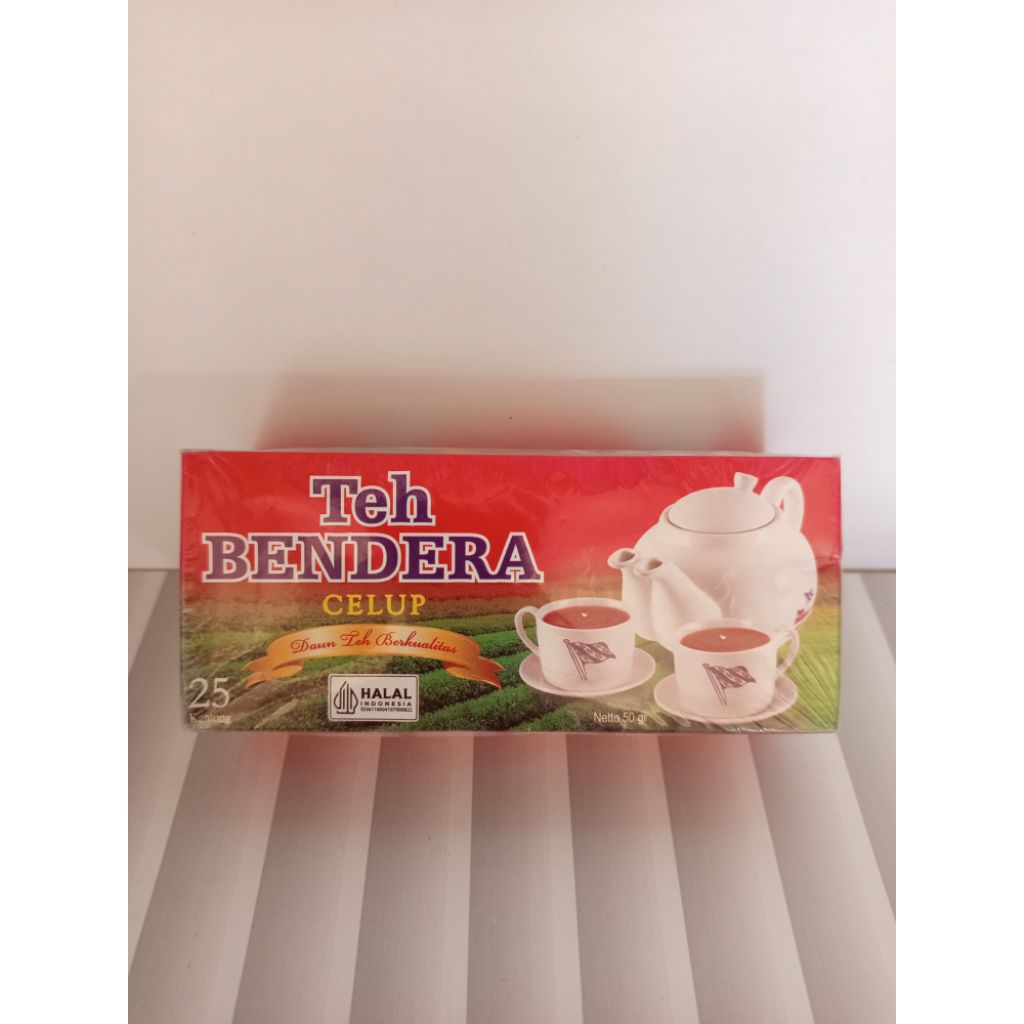 

Teh Bendera Celup isi 25 kantong
