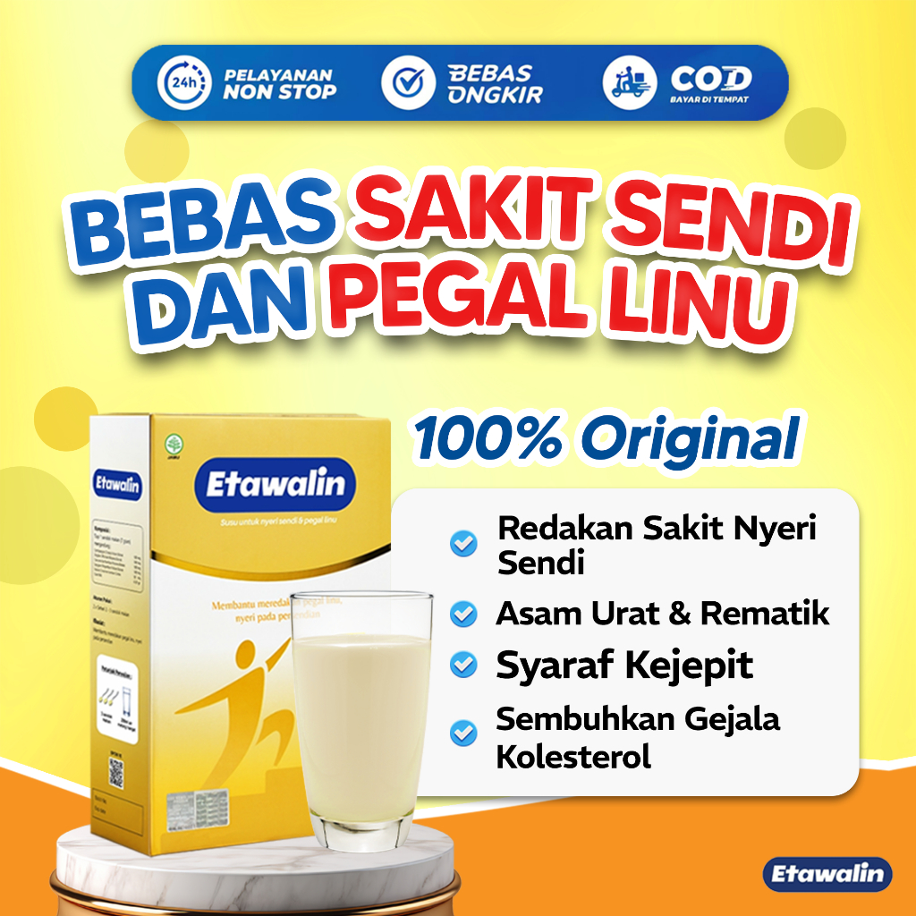 

Bebas Kolesterol Sakit Sendi & Tulang Keropos Susu Etawalin Original