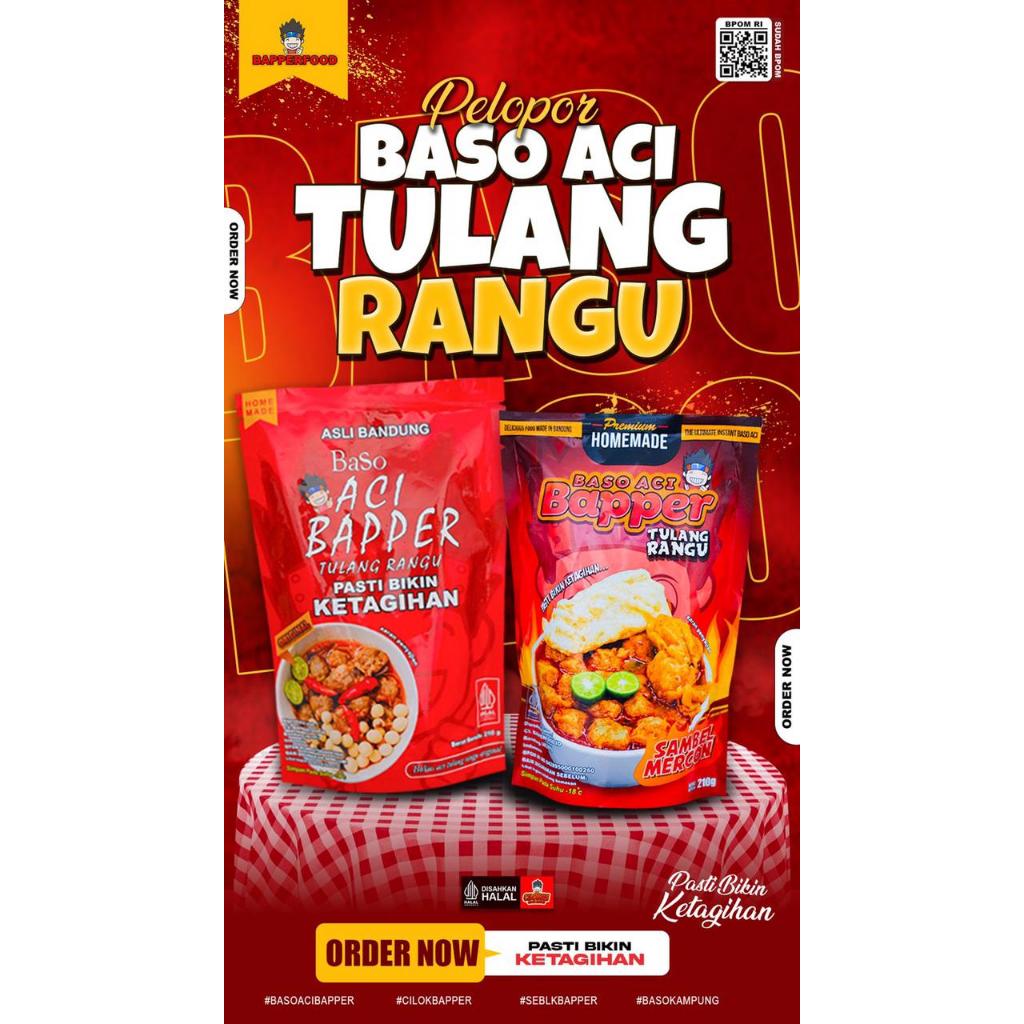

PAKET DUET MAUT BASO ACI BAPPER TULANG RANGU ISI 2 PCS