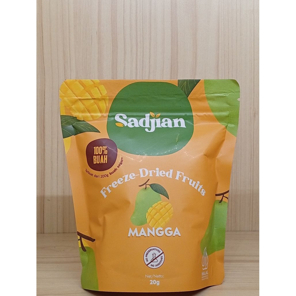 

Sadjian, Mangga Freeze Dried Fruit 20gr