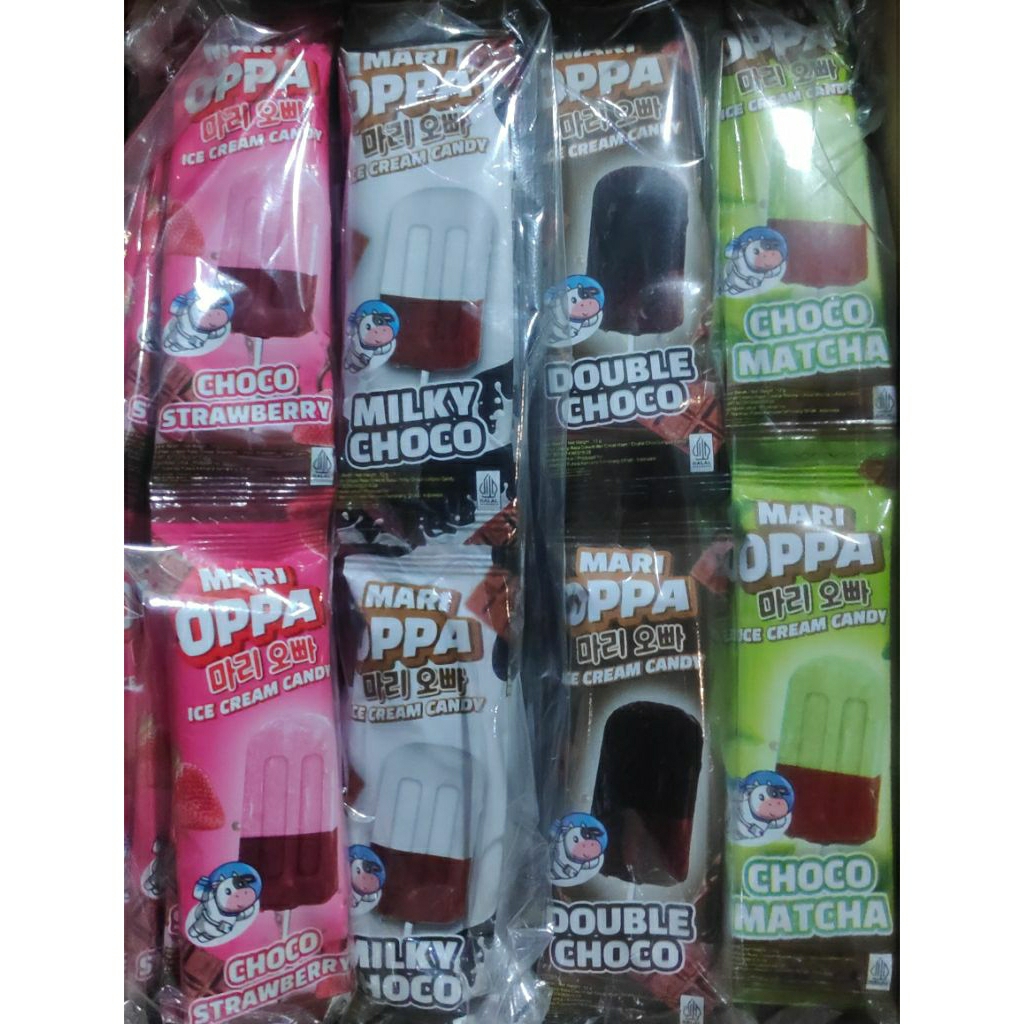 

Permen Mari Oppa Ice Cream Candy Varian Rasa ( isi 10 pcs @12gr )