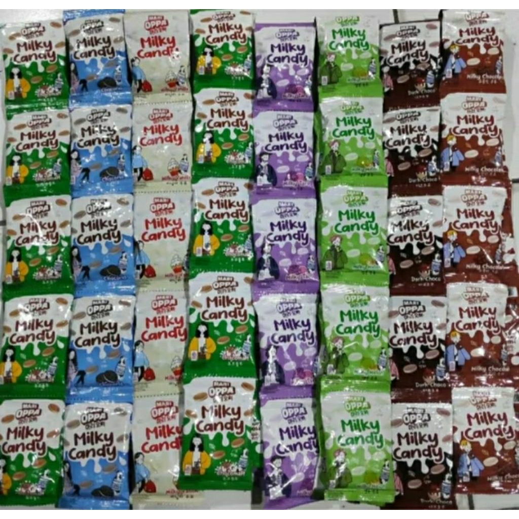 

Permen Mari Oppa Milky Candy Varian Rasa ( isi 10 pcs /12gr )