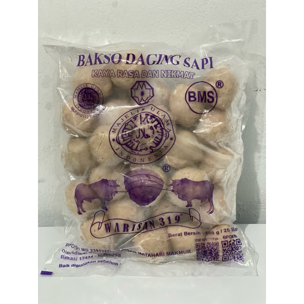 

Bakso warisan 319 isi 25/50 pcs