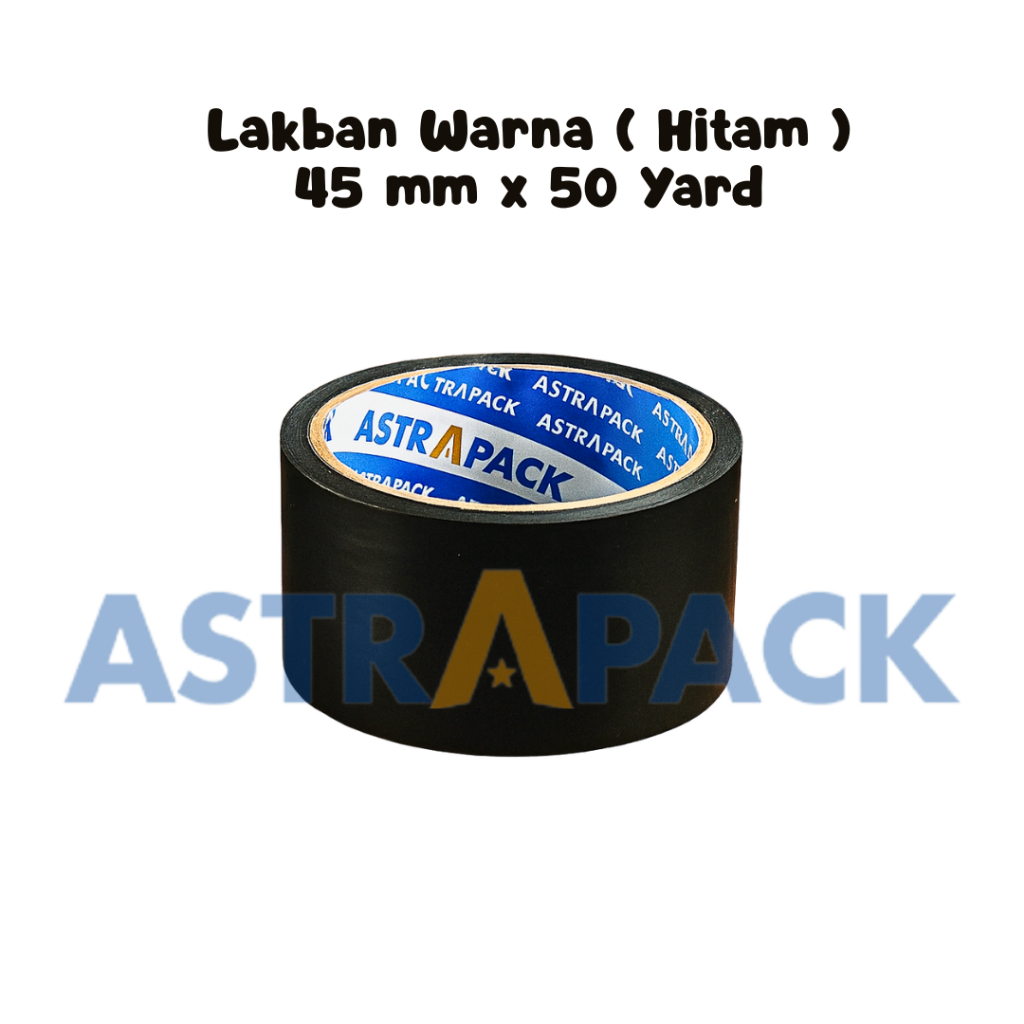 

AstraPack Lakban OPP Warna 45 mm x 50 Yard | Isolasi Warna Warni Hitam Kuning Merah Hijau Biru