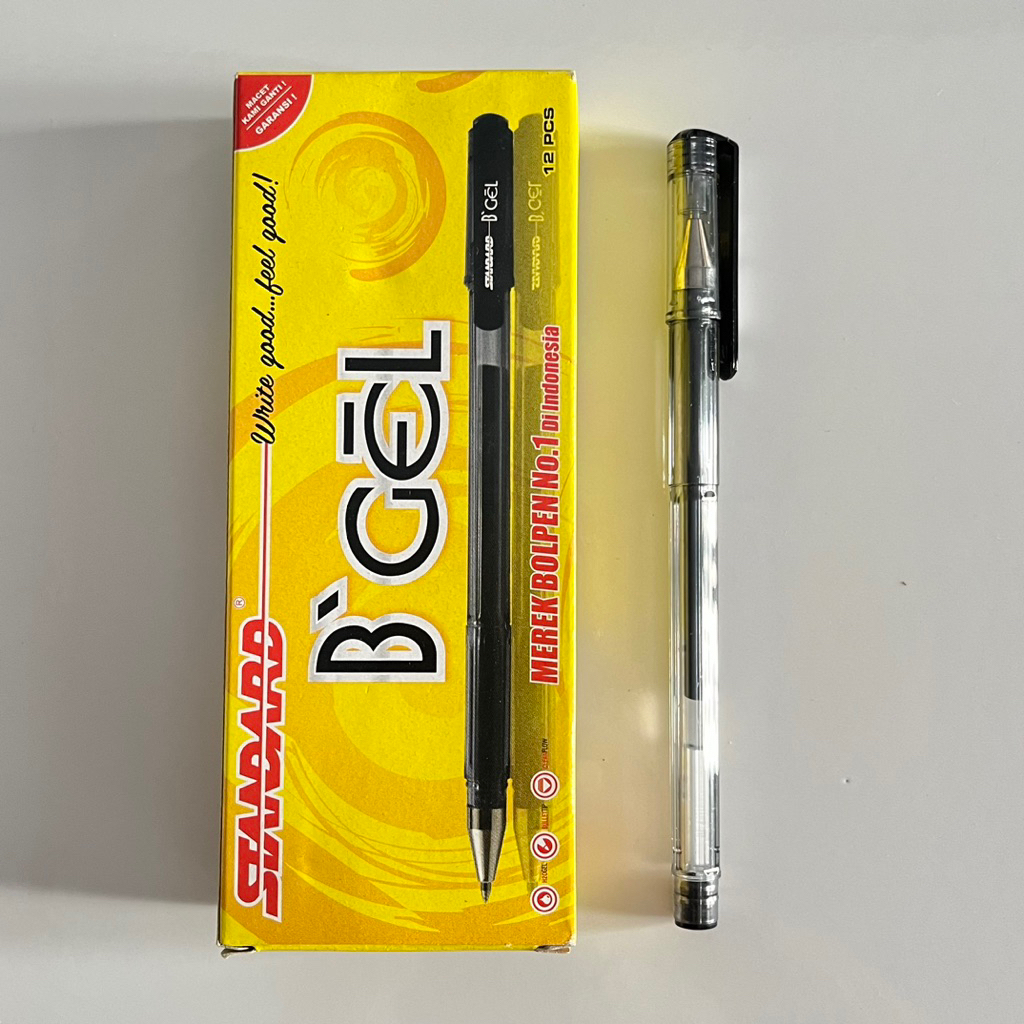 

PULPEN B GEL STANDARD SATU PAK (12 pcs)