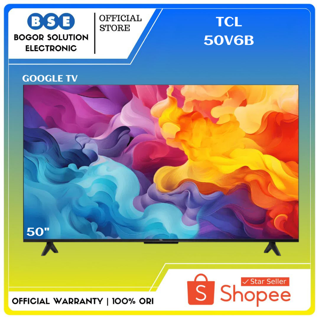 Google TV TCL 50 Inch 50V6B 4K UHD Google TV 50" Inch TCL 50 V6B
