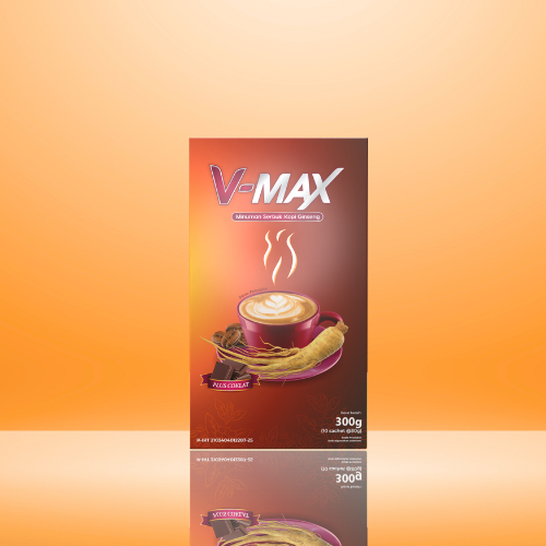 

V MAX COKLAT ORIGINAL 1 BOX ISI 10 SACHET