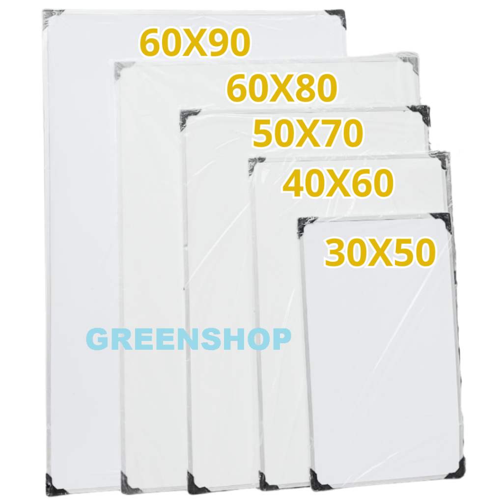 

Papan Tulis Spidol dan Kapur Whiteboard / Blackboard Ukuran 30X50, 40X60,50X70, 60X80, 60X90 CM