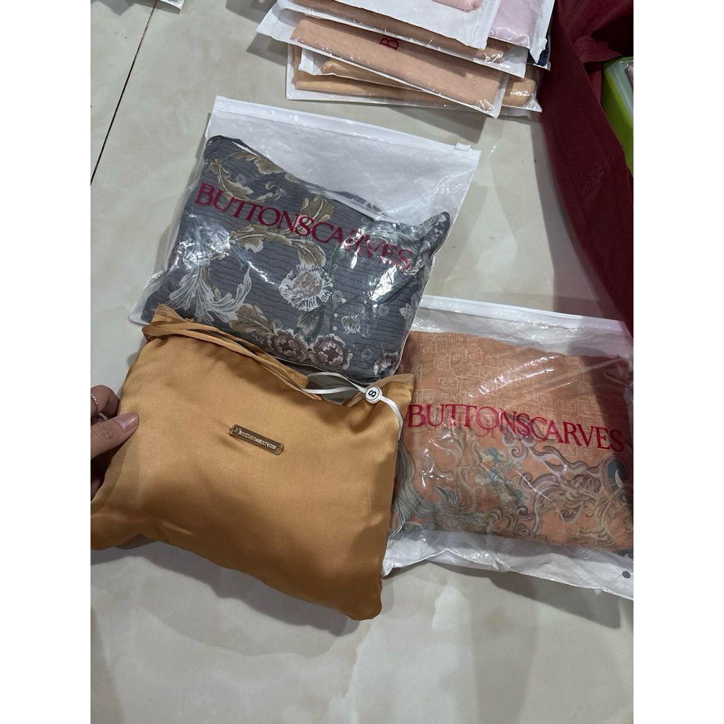 Button Scarves Prayer Robe / Mukena BS