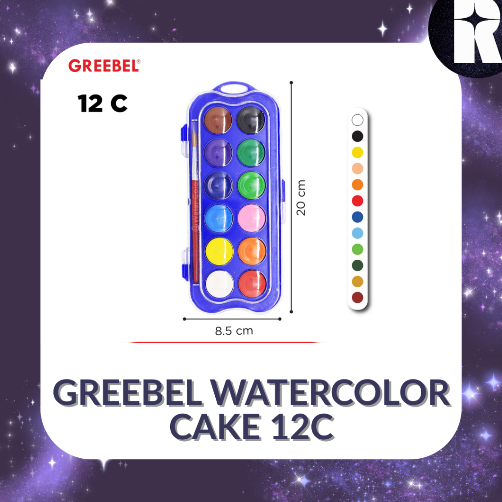 

GREEBEL Watercolor Cake 12C/ Cat Air Greebel