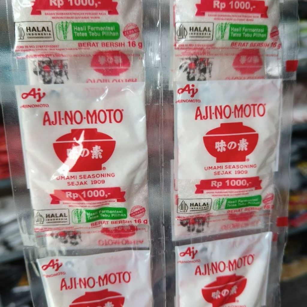 

ajinomoto penyedap rasa rencengan