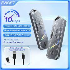 CASE SSD, SSD NVME, NVME M2 EXTERNAL, EXTERNAL 10Gps USB 3.0, SSD EAGET