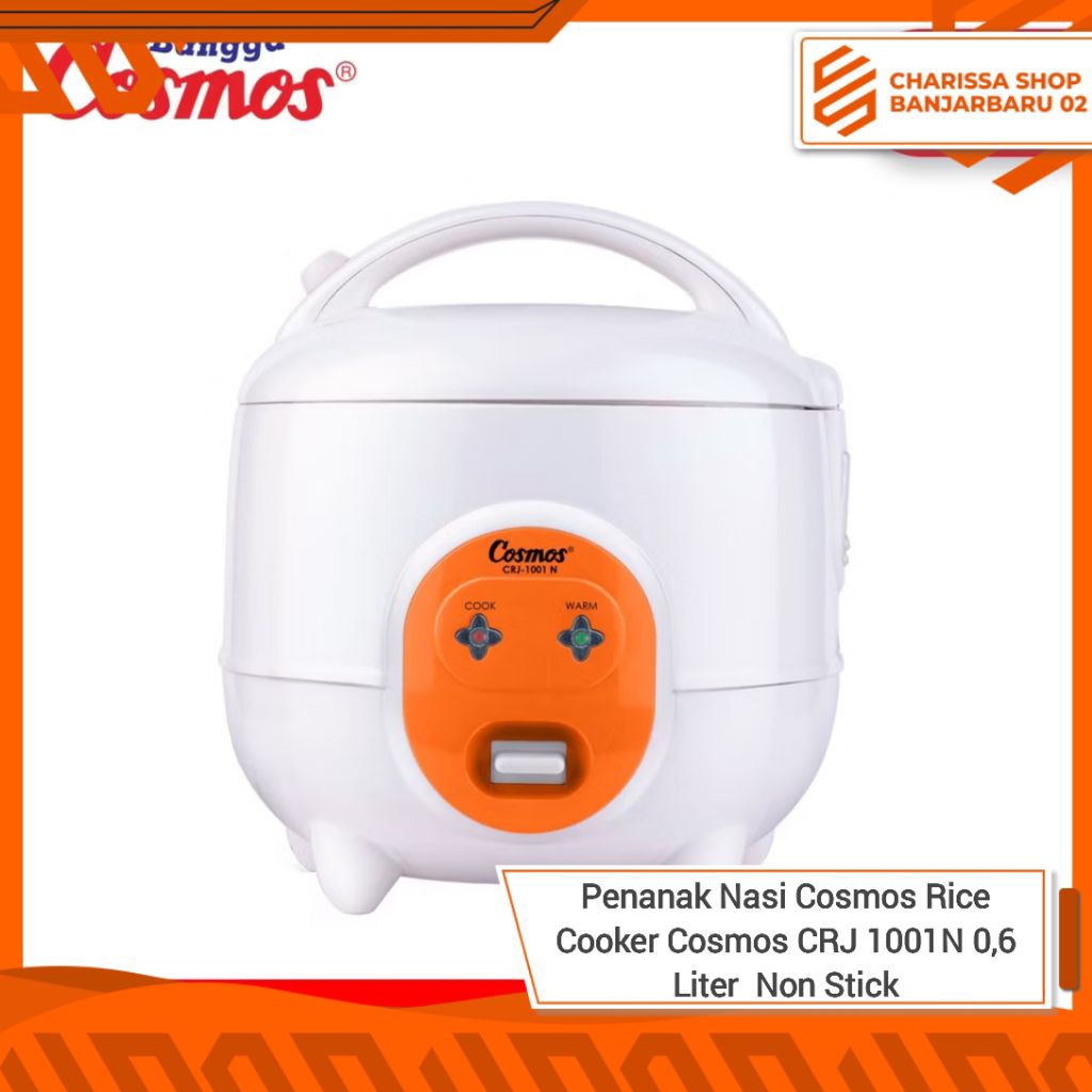 Penanak Nasi Cosmos Rice Cooker Cosmos CRJ 1001N 0,6 Liter  Non Stick