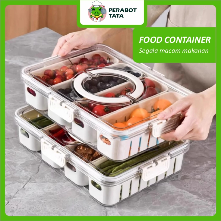 Food Container Kulkas Kotak Penyimpanan Kulkas Akrilik Kontainer Kulkas Tempat Penyimpanan Serbaguna