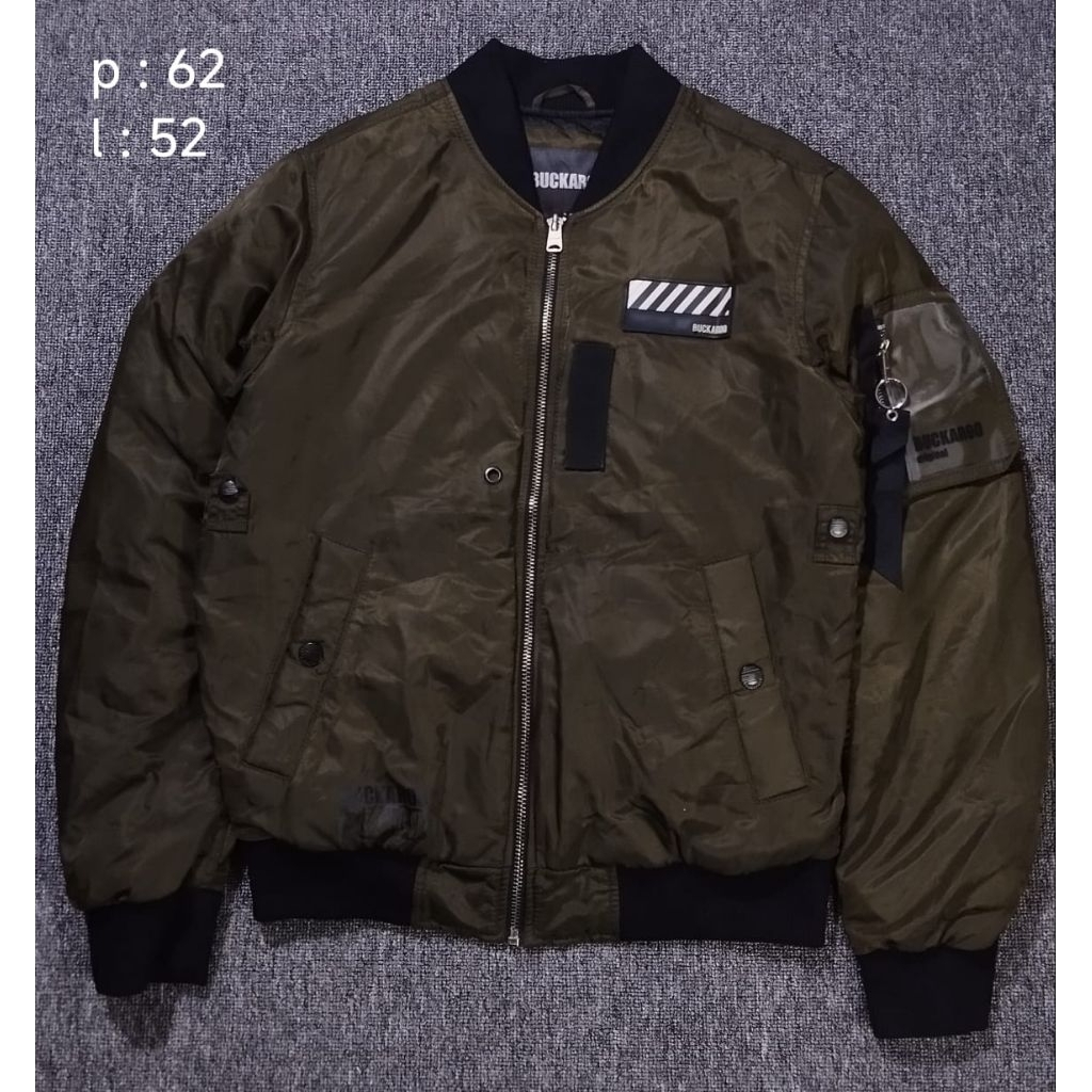 JAKET BOMBER BULU ANGSA BUCKAROO