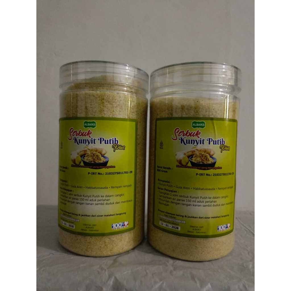 

Serbuk Kunyit Putih plus Super 1000gr