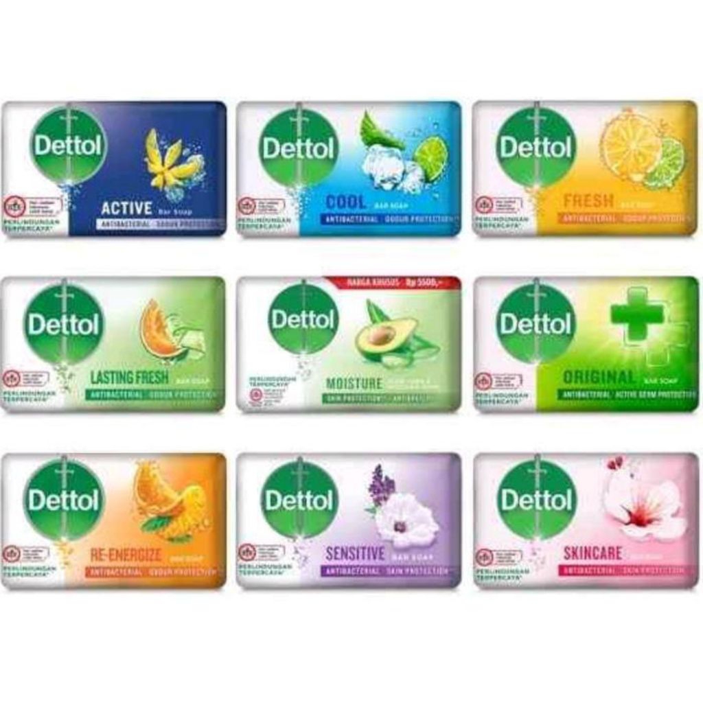 Dettol sabun batang 100gr