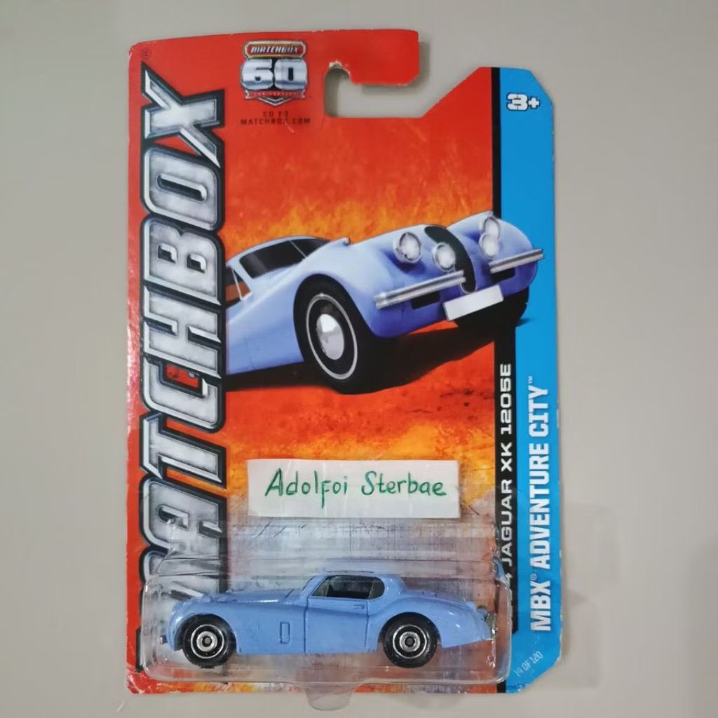 matchbox 1954 jaguar xk 1205e 1205 e xk1205e mbx adventure city 60 60th anniversary classic