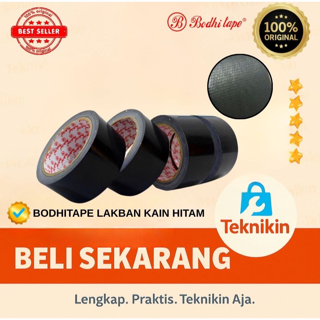 

LAKBAN KAIN/CLOTH TAPE 2INC X 15YARD PER ROLL TERMURAH REKAT KUAT