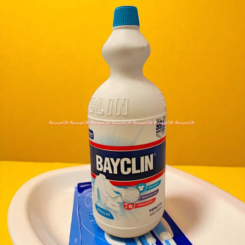 Bayclin 5in1 Pemutih 1L Fresh Regular Cairan Pemutih Baju Pakaian 1000ml 1Liter Penghilang Noda Bay 