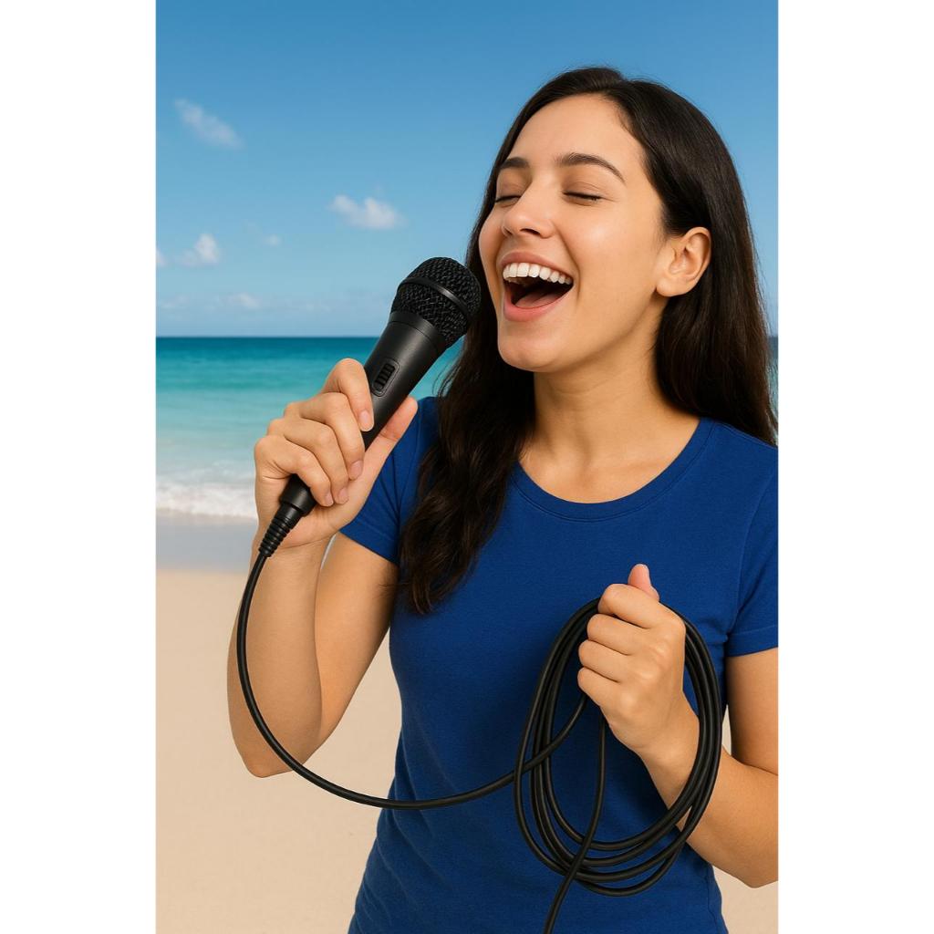 Mic Karaoke mikrofon kabel Murah Jack Kecil