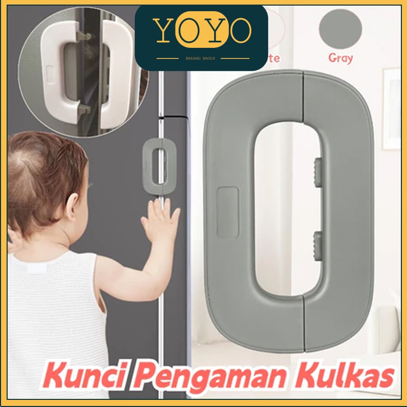 Luxelooks25 Baby Safety Lock Pengunci Kulkas Yang Kuat Kunci Kulkas Pintu Laci Lemari Pakaian