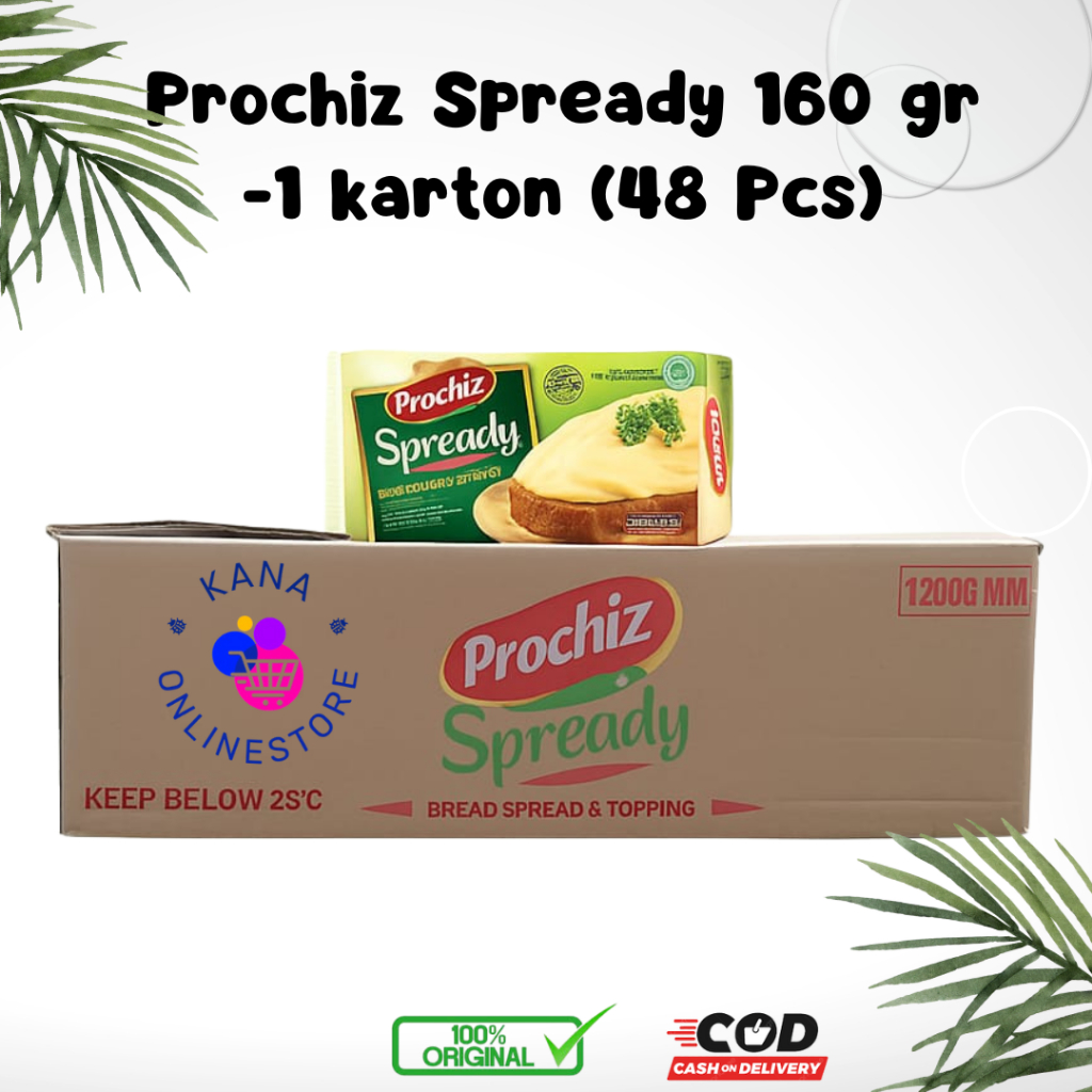 

Keju Prochiz Spready 160 gr - 1 KARTON (48Pcs)