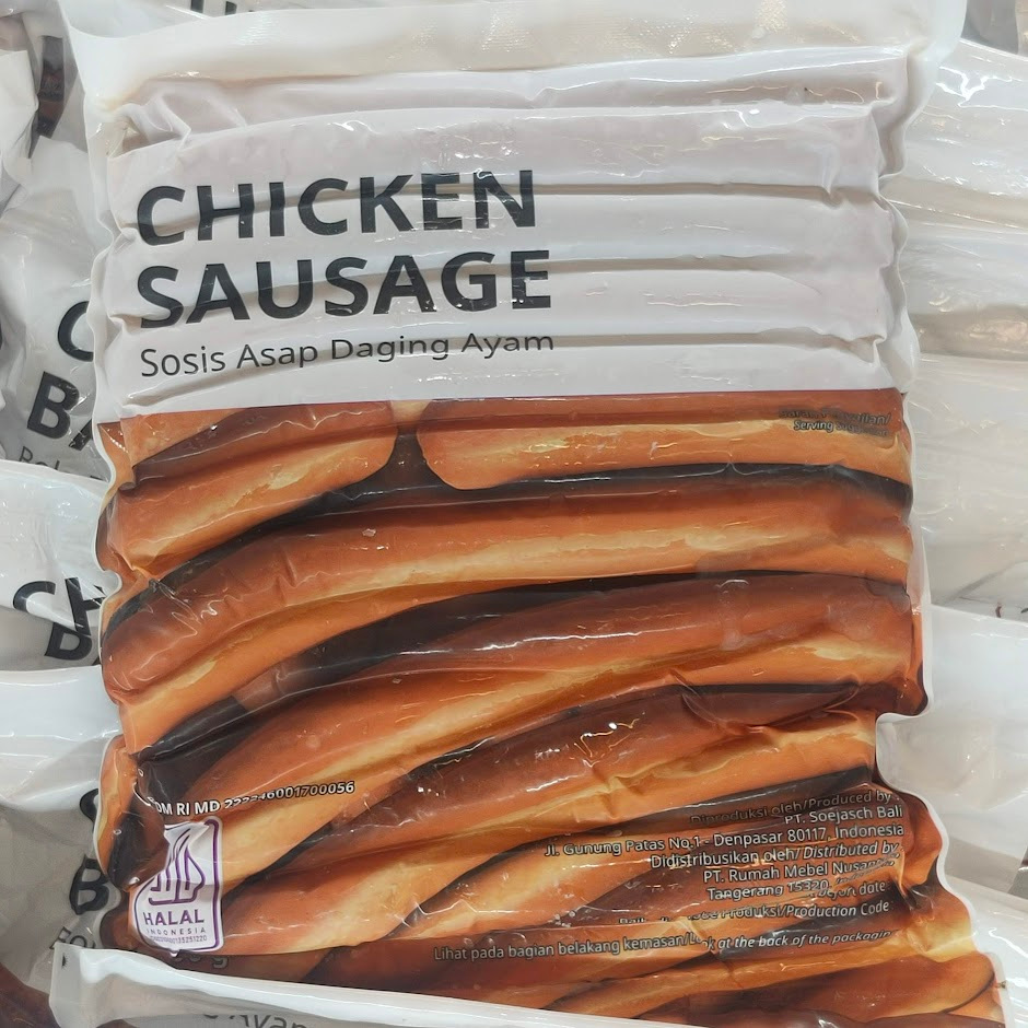 

Chicken Sausage Sosis Asap Daging Ayam IK3A