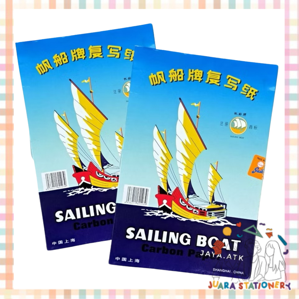 

(621) Kertas Karbon Sailing Boat Double Side [DOUBLE] / Karbon 2 Sisi Dua sisi / Paper Karbon