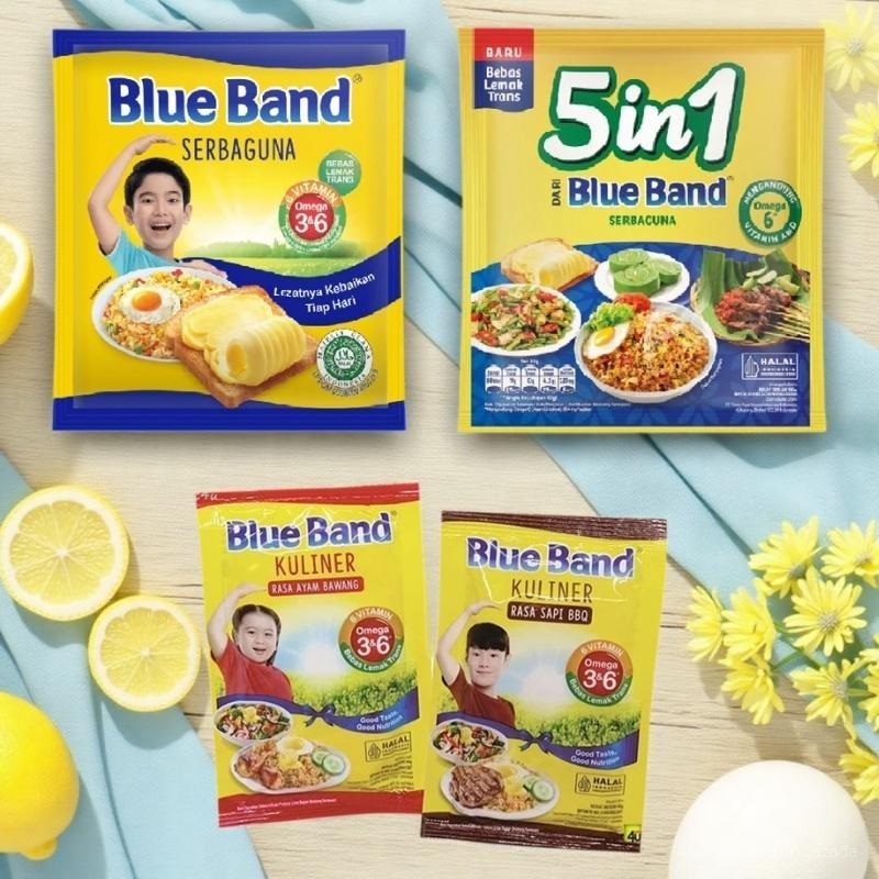 Blue Band All Varian Serbaguna 5in1, Ayam Bawang, Barbeque Blueband Mentega Margarin Masak