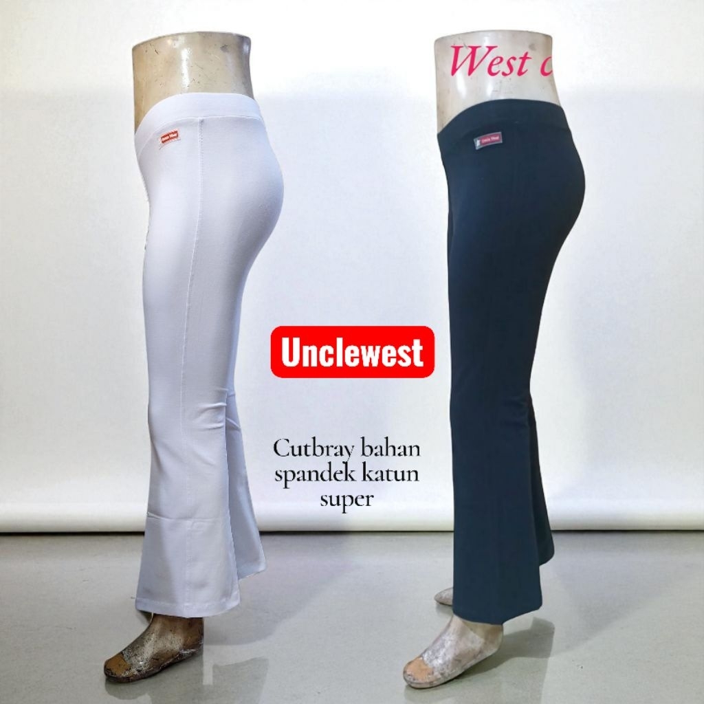 cutbray celana senam unclewest bahan spandek katun super