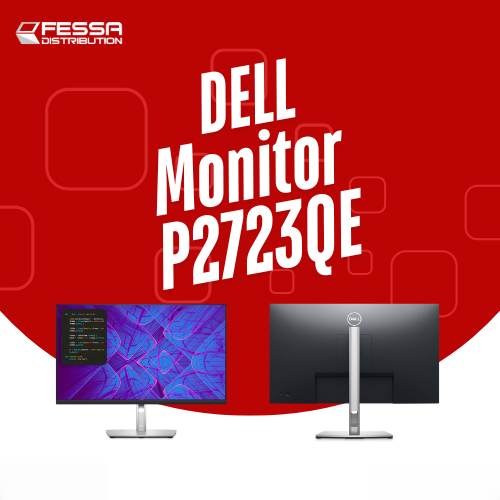 Dell Monitor P2723QE 27 Inch 4K UHD IPS USB-C | Monitor Profesional Bergaransi Resmi