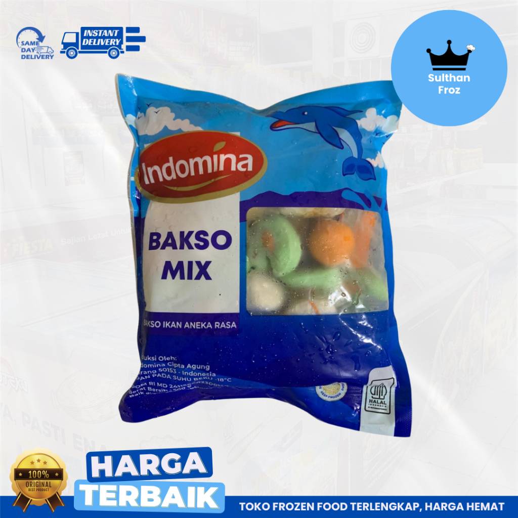 

INDOMINA BAKSO MIX 500 GR