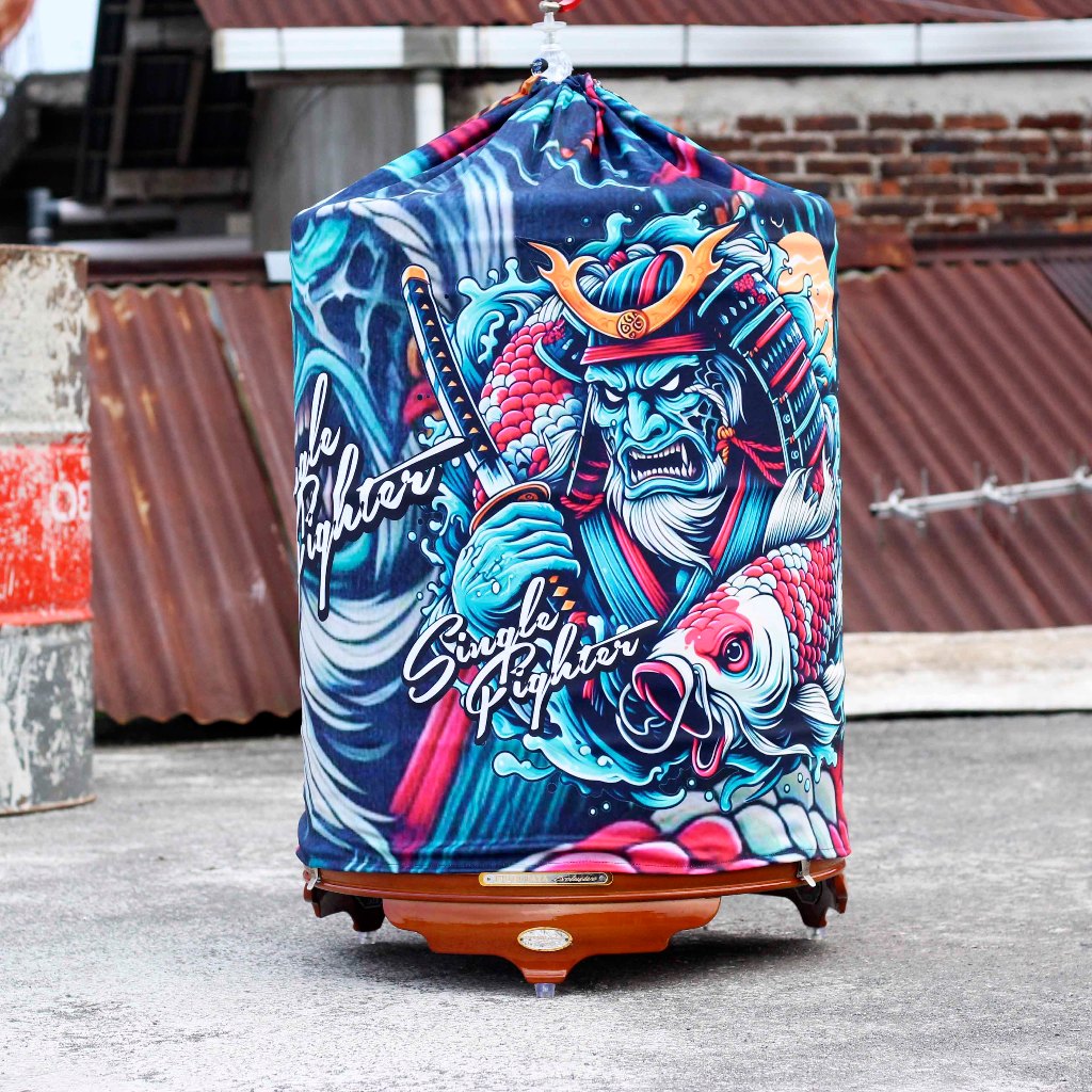 KERODONG CUSTOM FULL PRINTING BISA REQUEST NAMA BURUNG ATAU TEAM MOTIF SAMURAI UKURAN KRODONG SANGKA